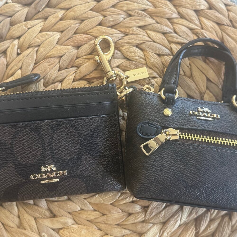 Adorable Coach Set-Mini Gallery Tote & Skinny ID Case